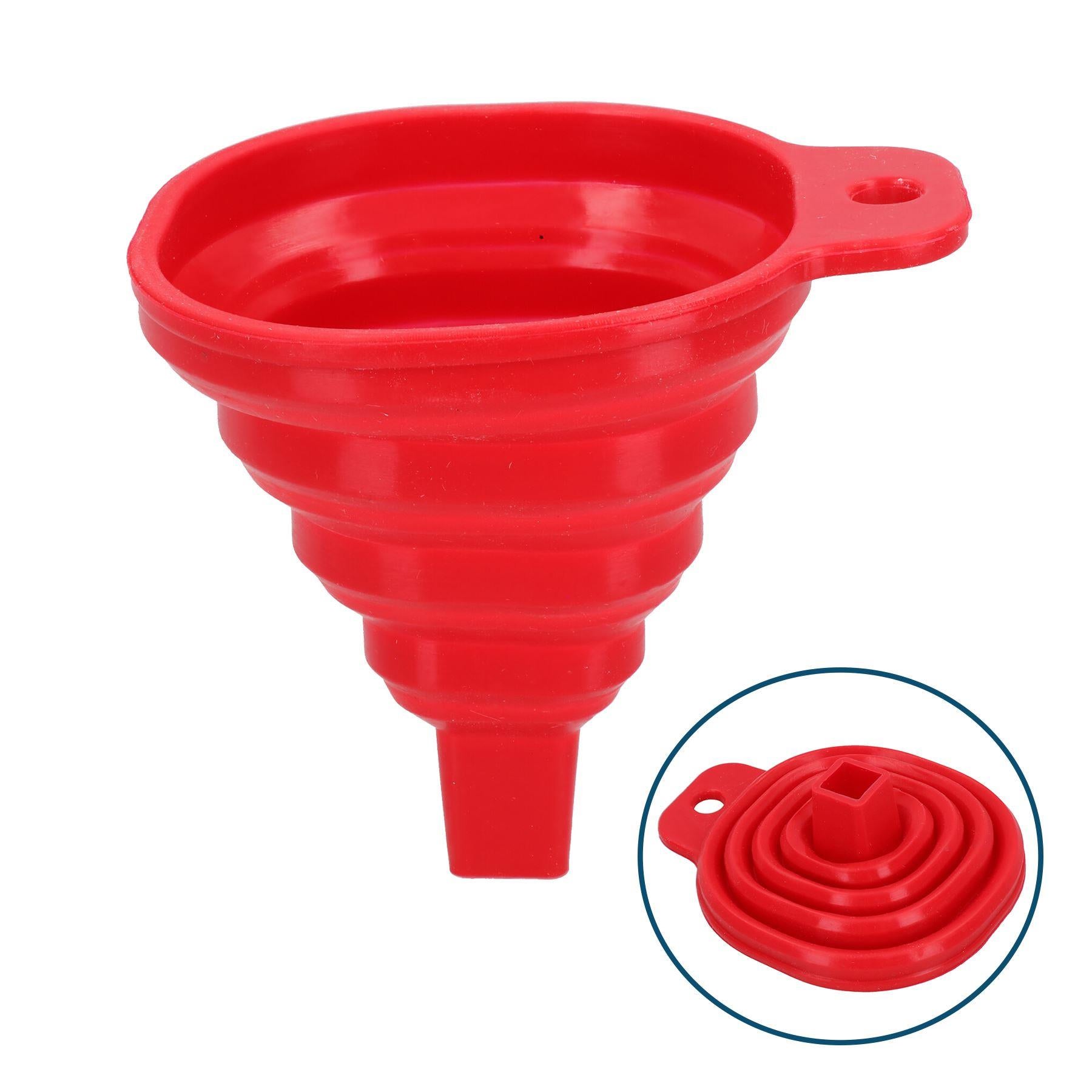 Entonnoir pliable pliable en silicone flexible mini -40c – 230c Cuisine