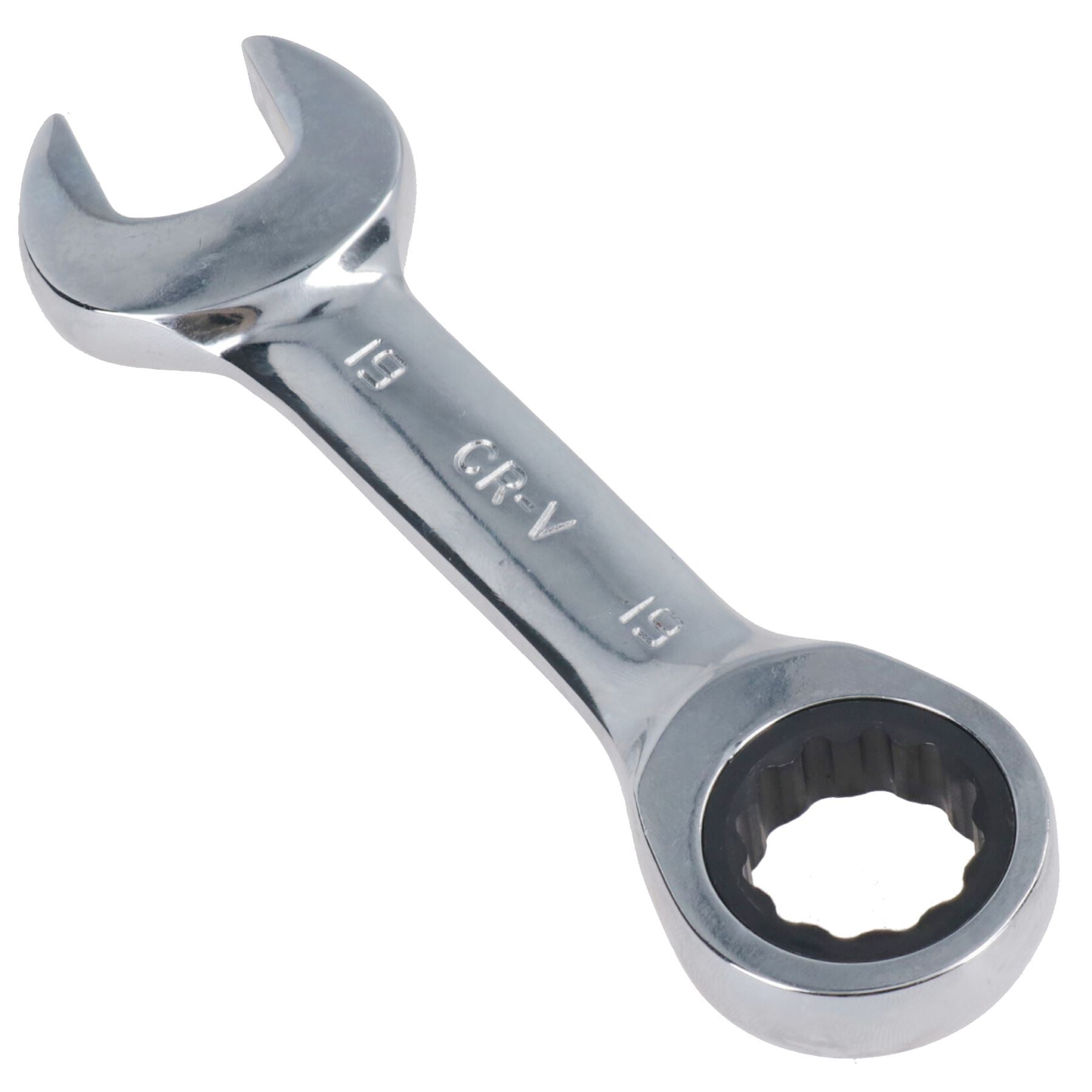 Clé mixte à cliquet courte métrique MM 72 dents 8 mm – 19 mm