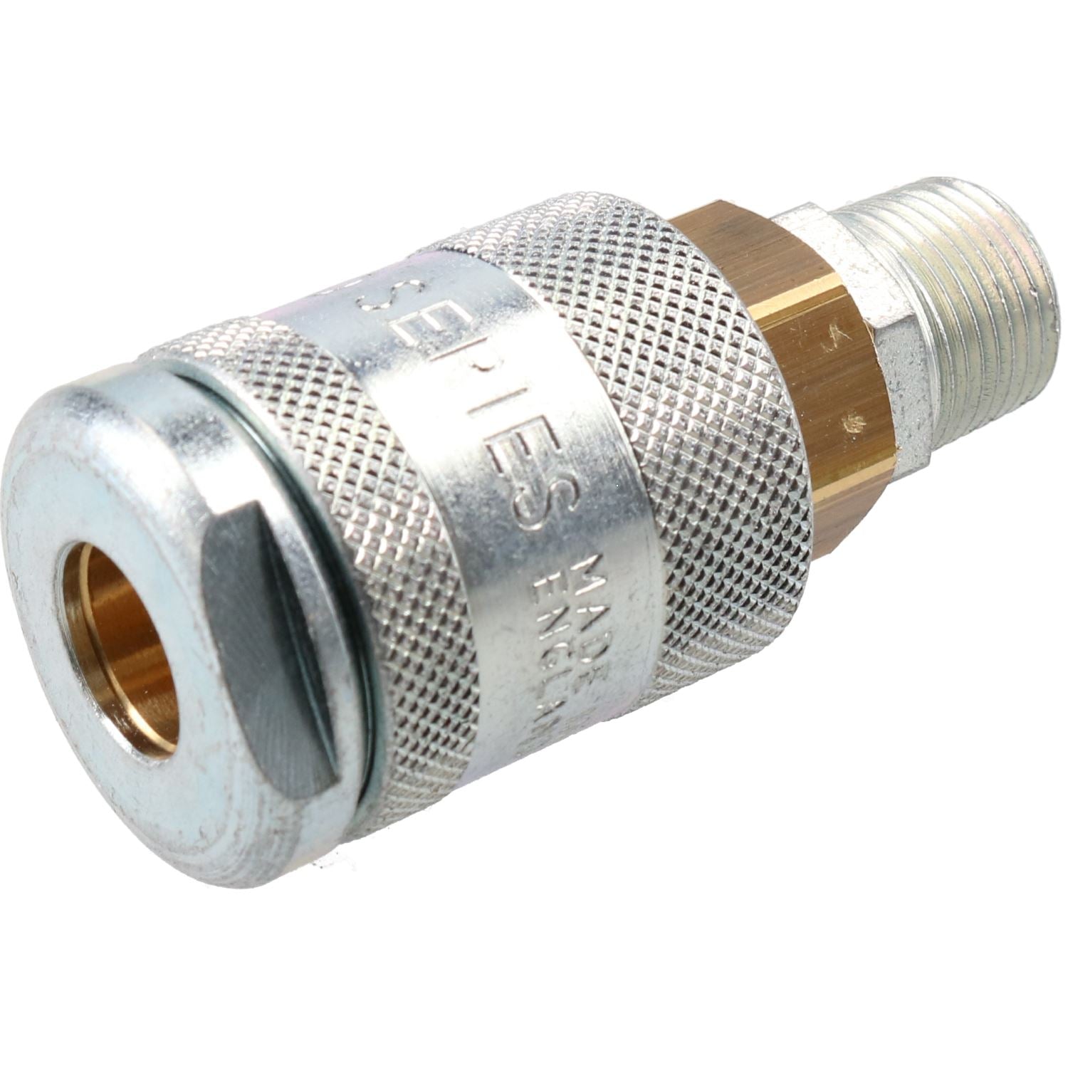 PCL 60 Serie Luftschlauch mit Innengewinde und 3/8" BSP-Gewinde und Außengewindeadapter
