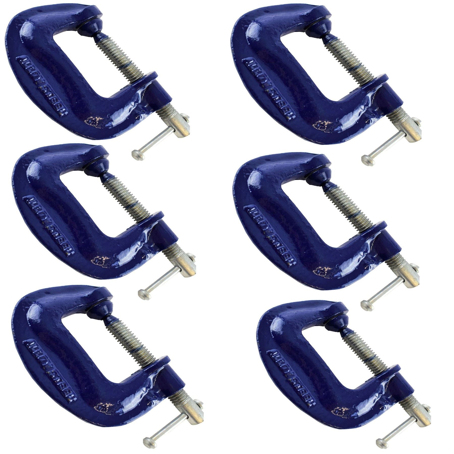 2 "Heavy duty G Klemme Grip Halter Verschluss Schraubstock C-Klemme Holzarbeiten Zimmerei