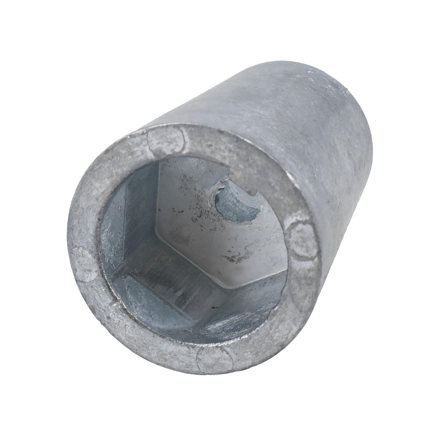 Anode sacrificielle en zinc pour arbre de 27 mm, hélice de bateau, montage hexagonal