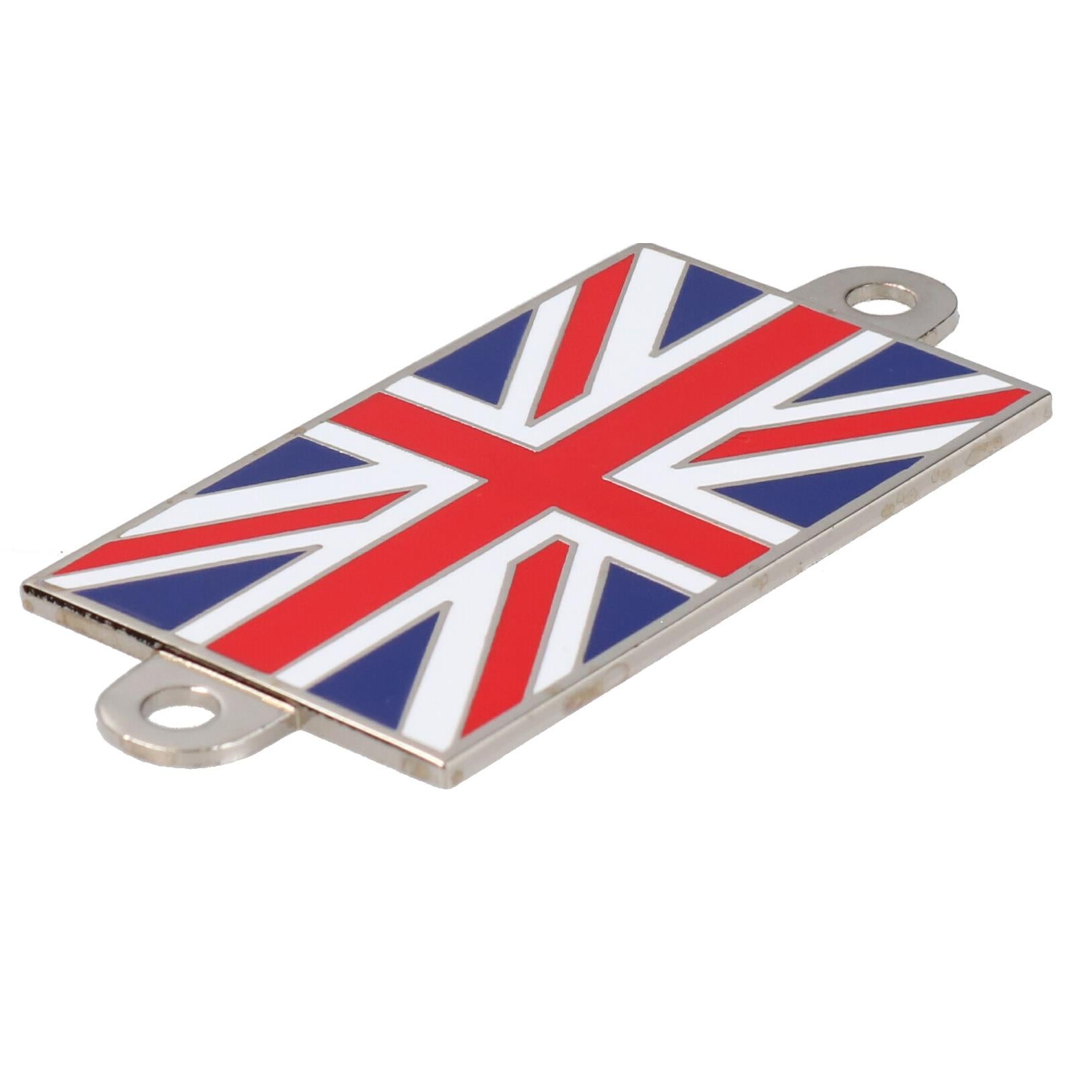 Emailliertes Union Jack-Flaggen-Abzeichen aus Metall, klassisches GB-Auto-Emblem