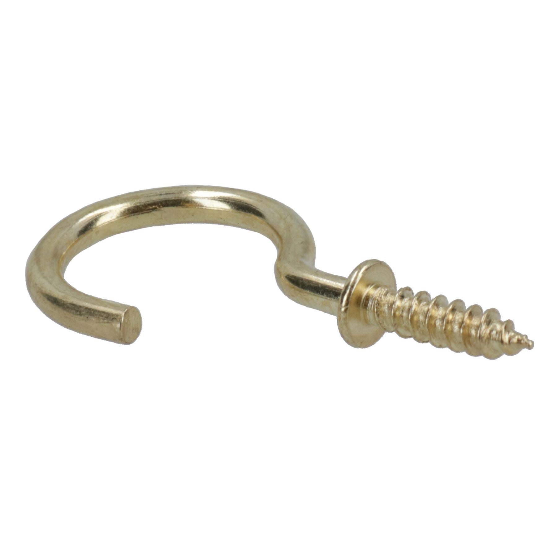 Crochets à vis à épaulement Attaches Cintre Plaqué laiton 15 mm de diamètre 25 mm de longueur