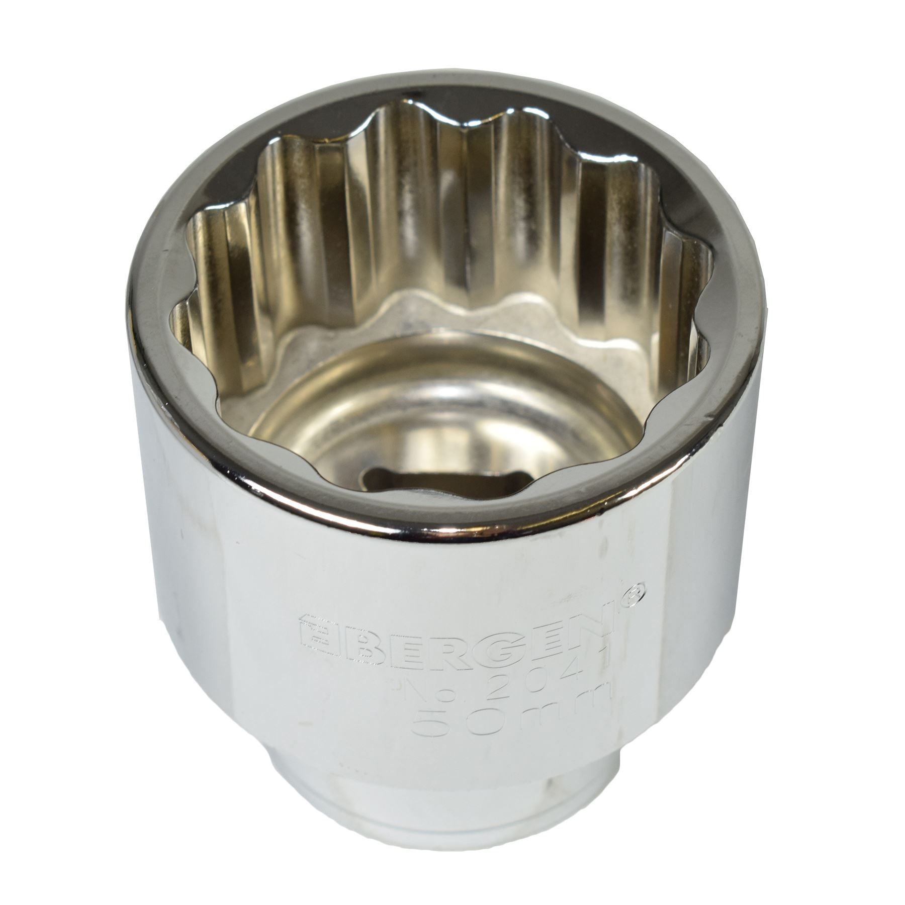 Douille métrique profonde MM 50 mm 3/4" 12PT (face) pour écrous de moyeu Ford Transit