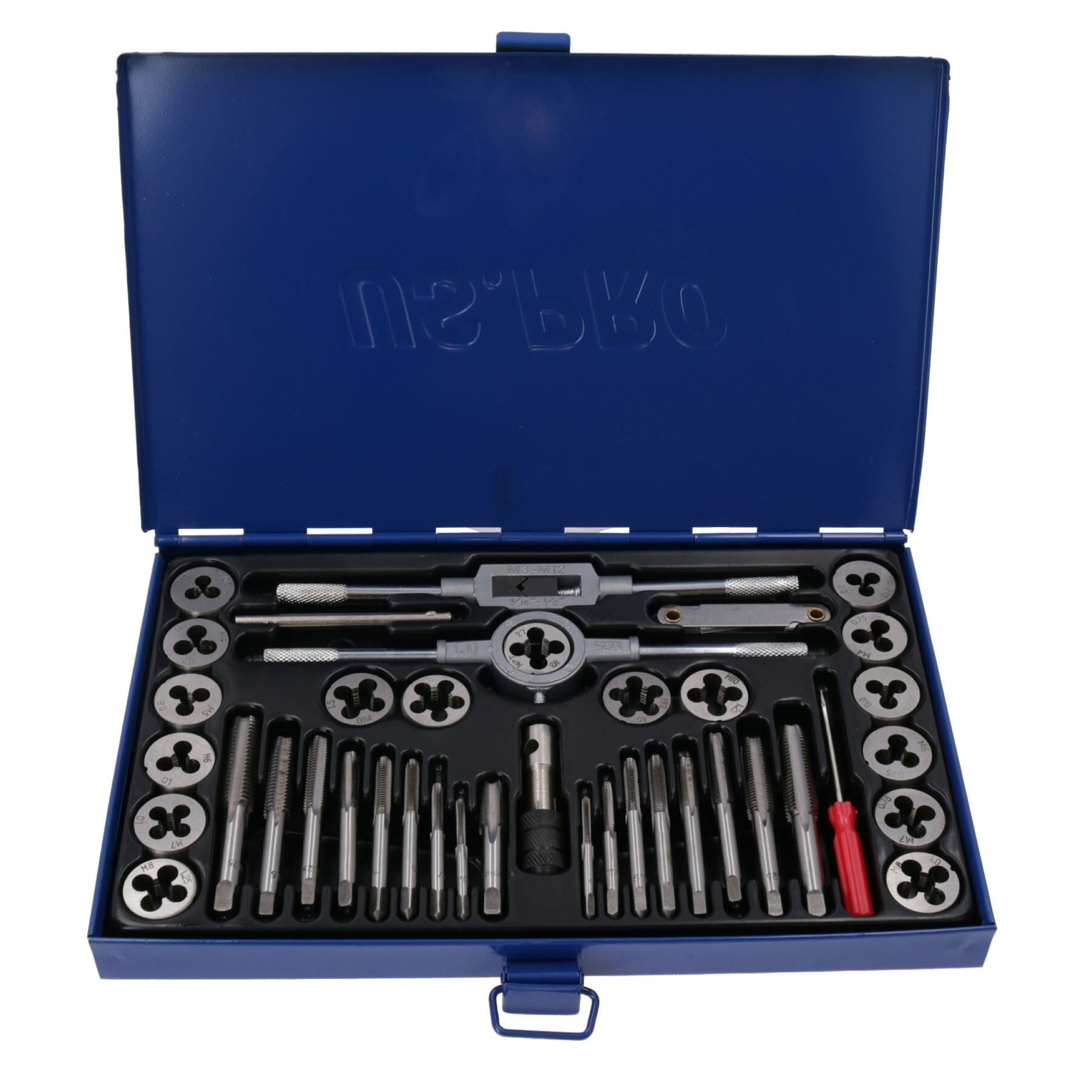 Jeu de tarauds et filières métriques M3-M12 par USPro tools AT224