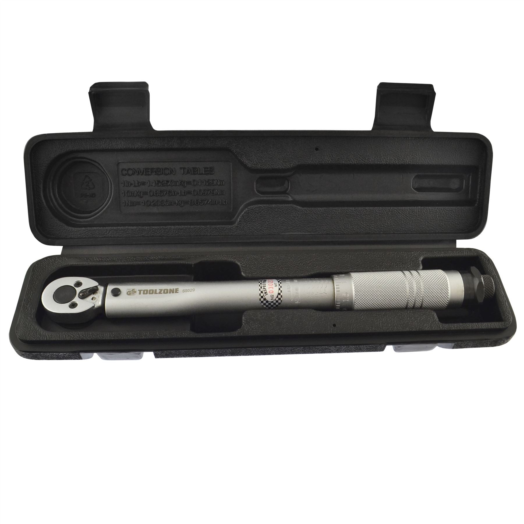 Professioneller Drehmoment-Ratschenschlüssel mit 1/4-Zoll-Antrieb 5 - 25 Nm / 4 - 18 ft/lbs TE525