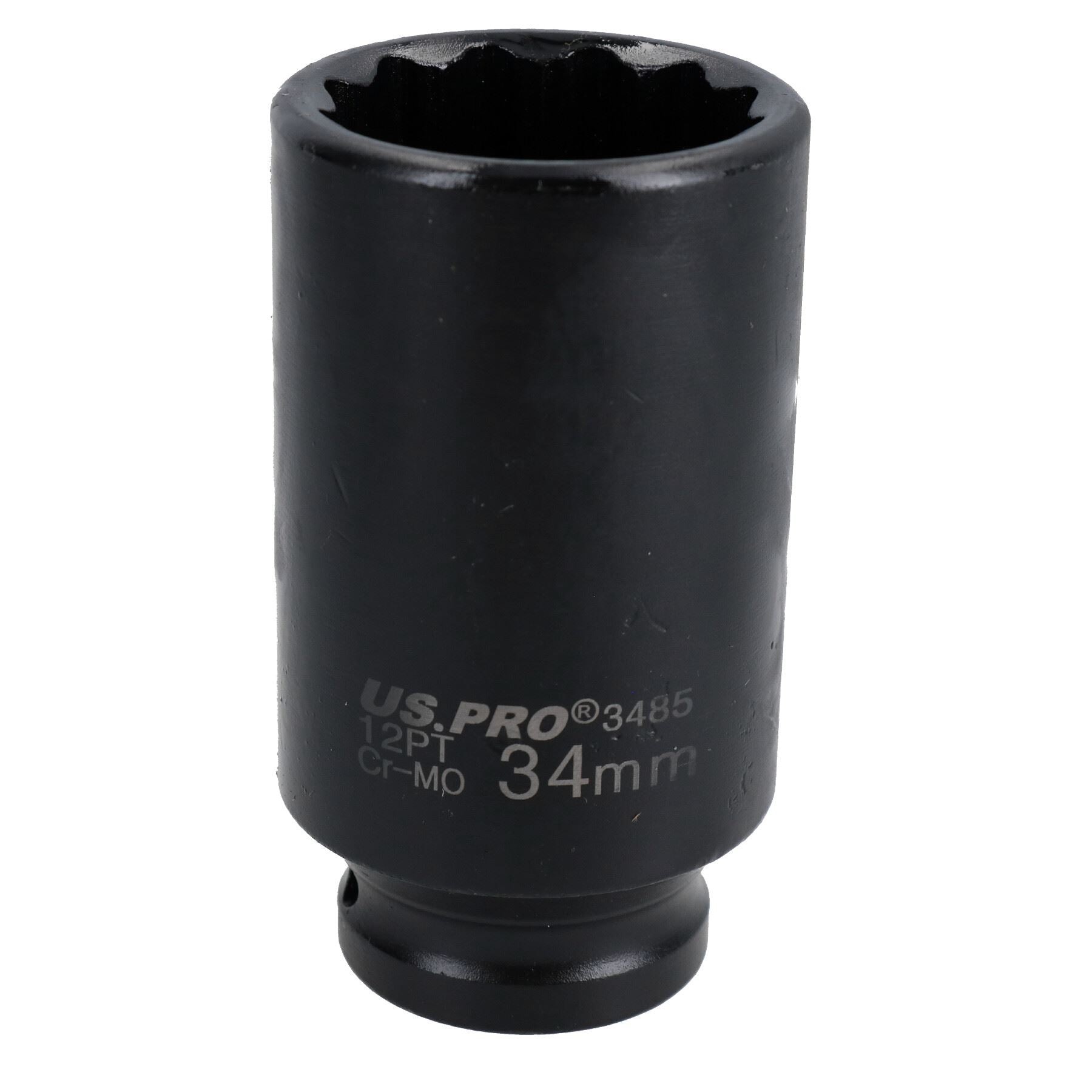 Douille pour écrou d'essieu de moyeu arrière profond métrique 34 mm, entraînement 1/2 po, 12 pans, bi-hexagonale