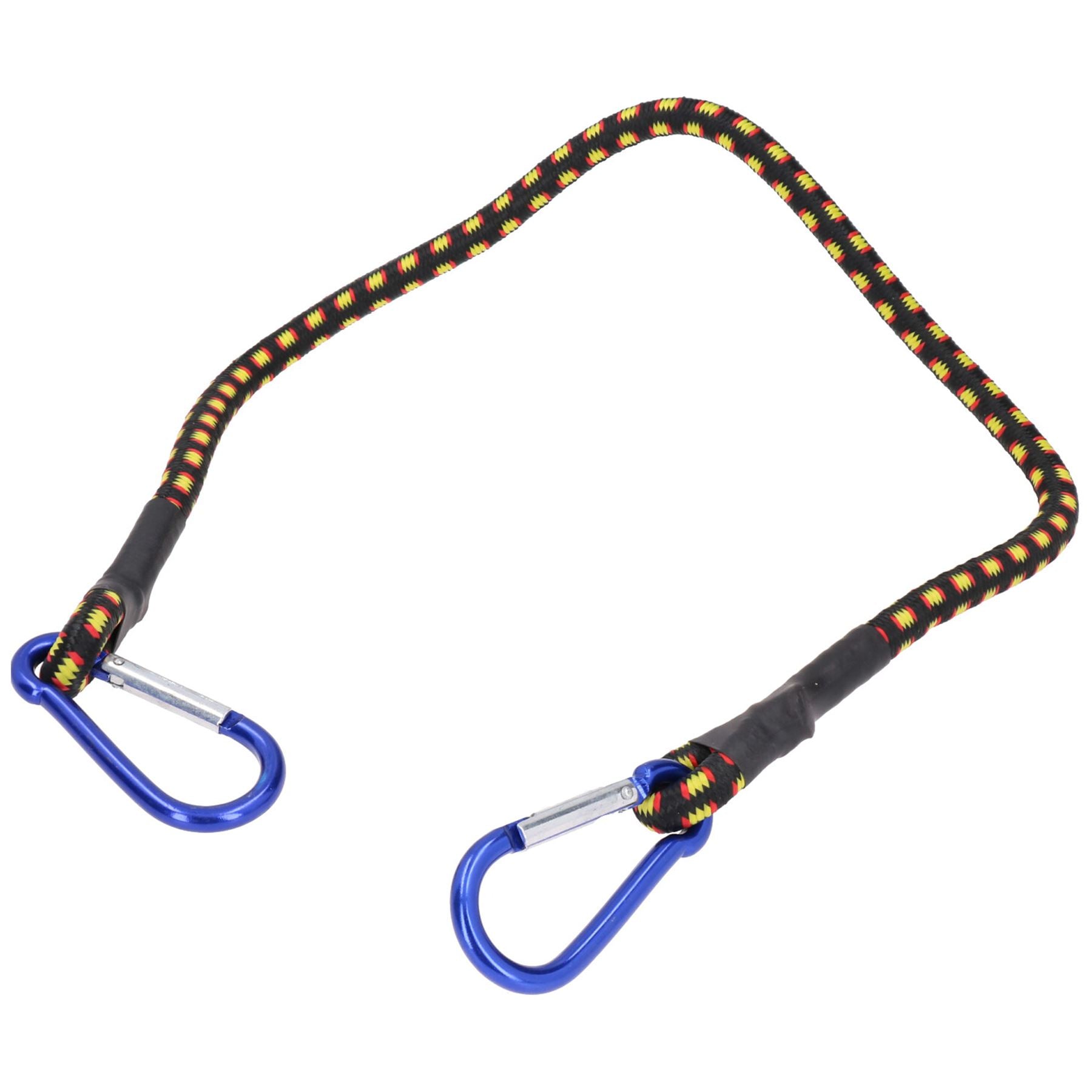 24” Bungee Strap with Aluminium Carabiners Hook Tie Down Fastener Holder