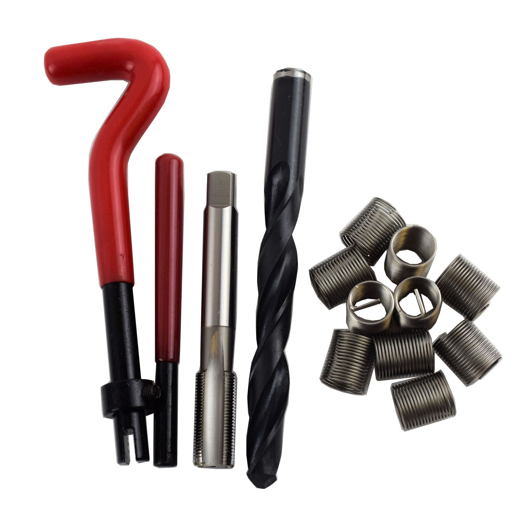 1/2" x 26 BSC Gewindebohrer-Reparatur-Schneidsatz Helicoil Beschädigte Gewinde 14-teiliges Set