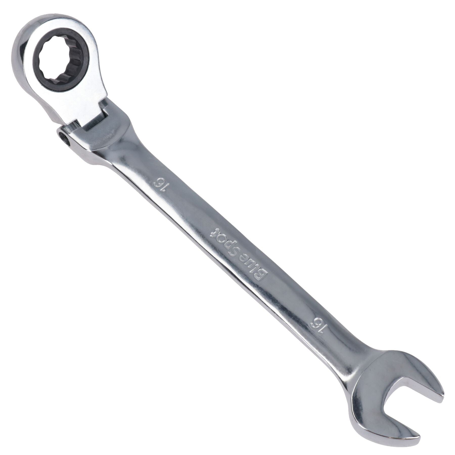MM Metric Flexible Combination Ratchet Spanner Wrench Bi-Hex 12 Sided 72 Teeth