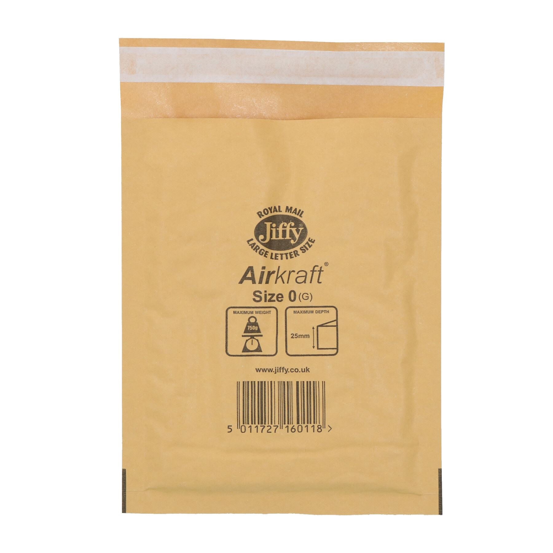 400pk Genuine Gold Jiffy Bag Airkraft Bubble Padded Mail Bag Envelope Size 0