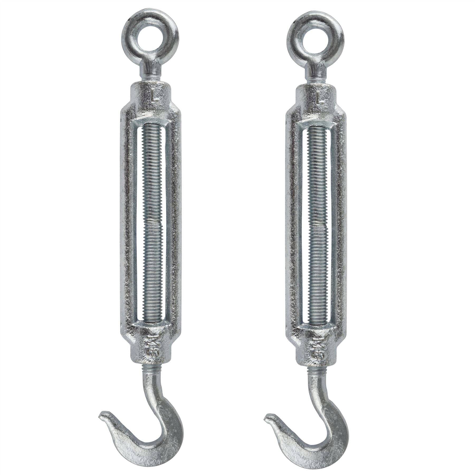 Straining Screw / Turnbuckle Hook to Eye Galvanised Rigging M8