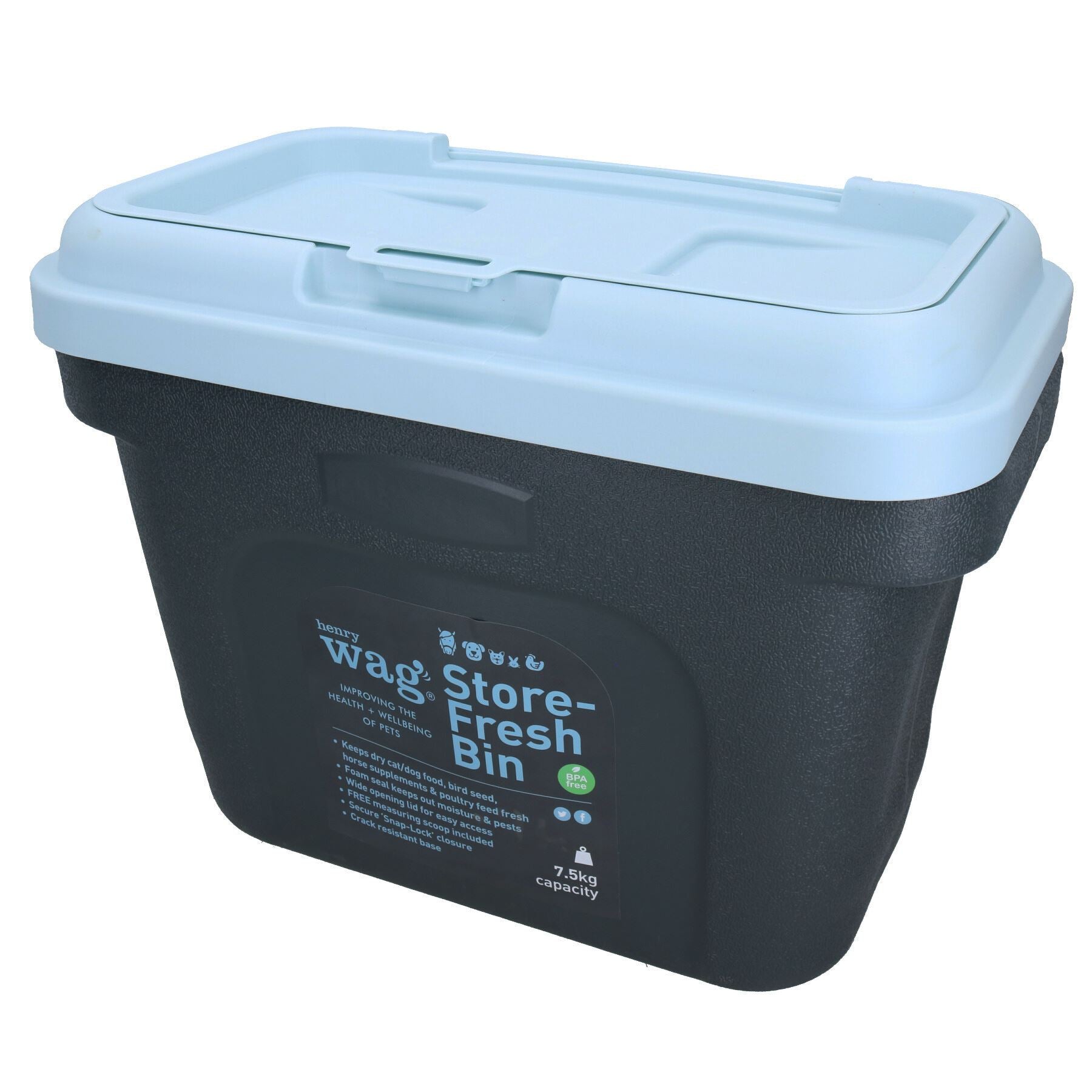 Kleine Frischhaltebox, Futterbehälter für Trockenfutter für Vögel, 7,5 kg