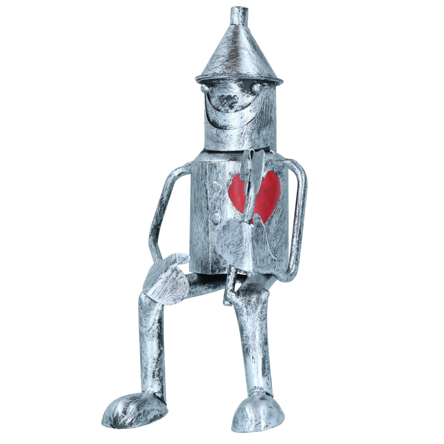 Tin Man Garden Ornament Lawn Art Sculpture Statue Yard Home Decor Small