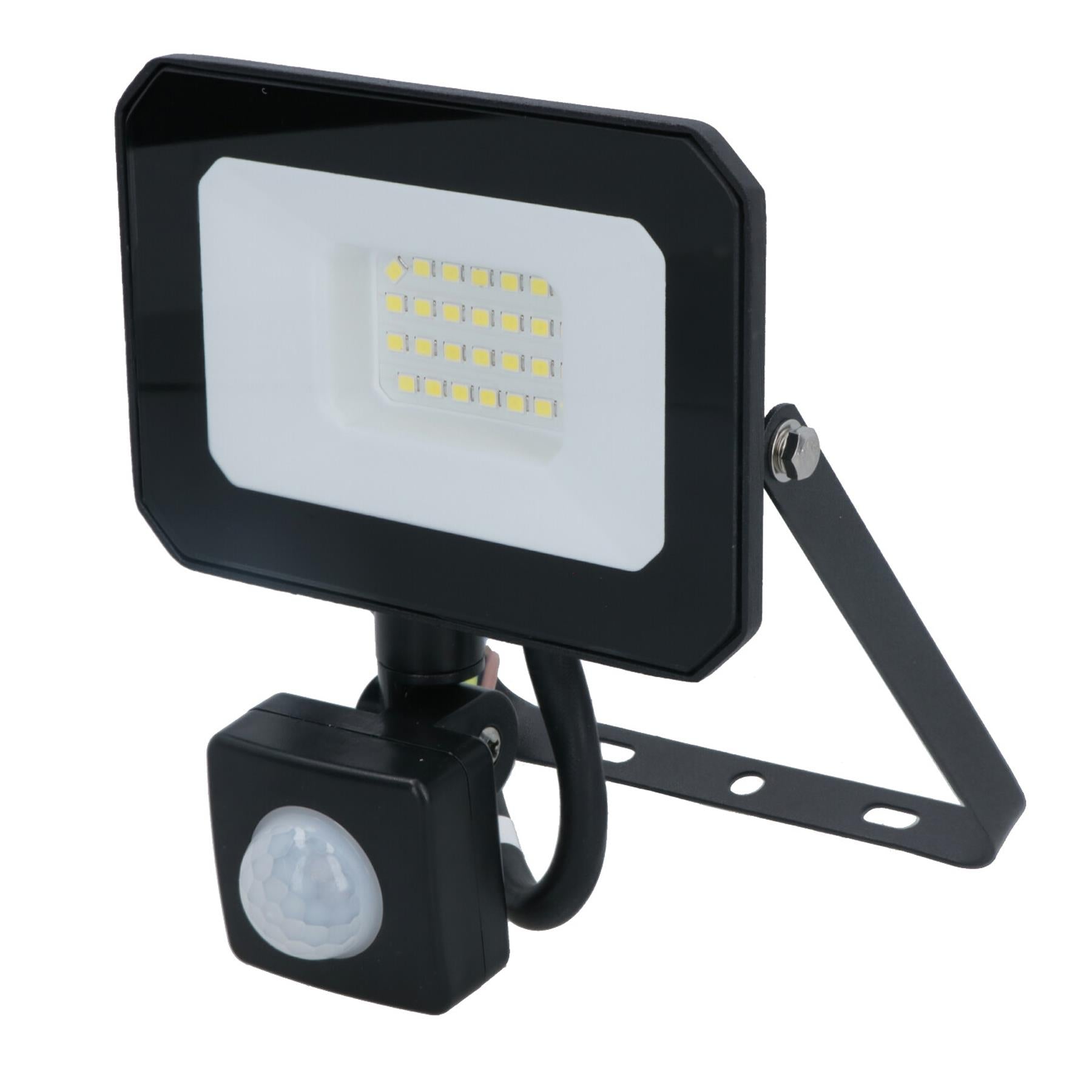 20 Watt LED Mini Floodlight Garden Lighting 1600 Lumens IP65 + Motion Sensor