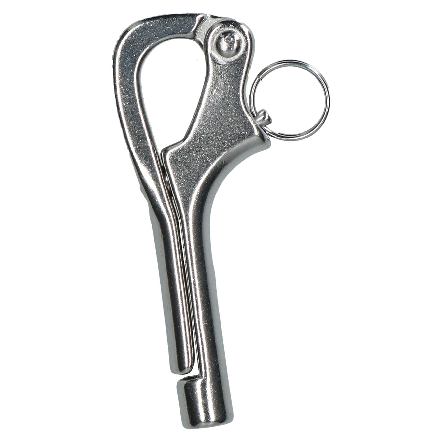 4" Pelican Hook Eye for Boat Guard Rail Marine Grade 316 Stainless Steel M8