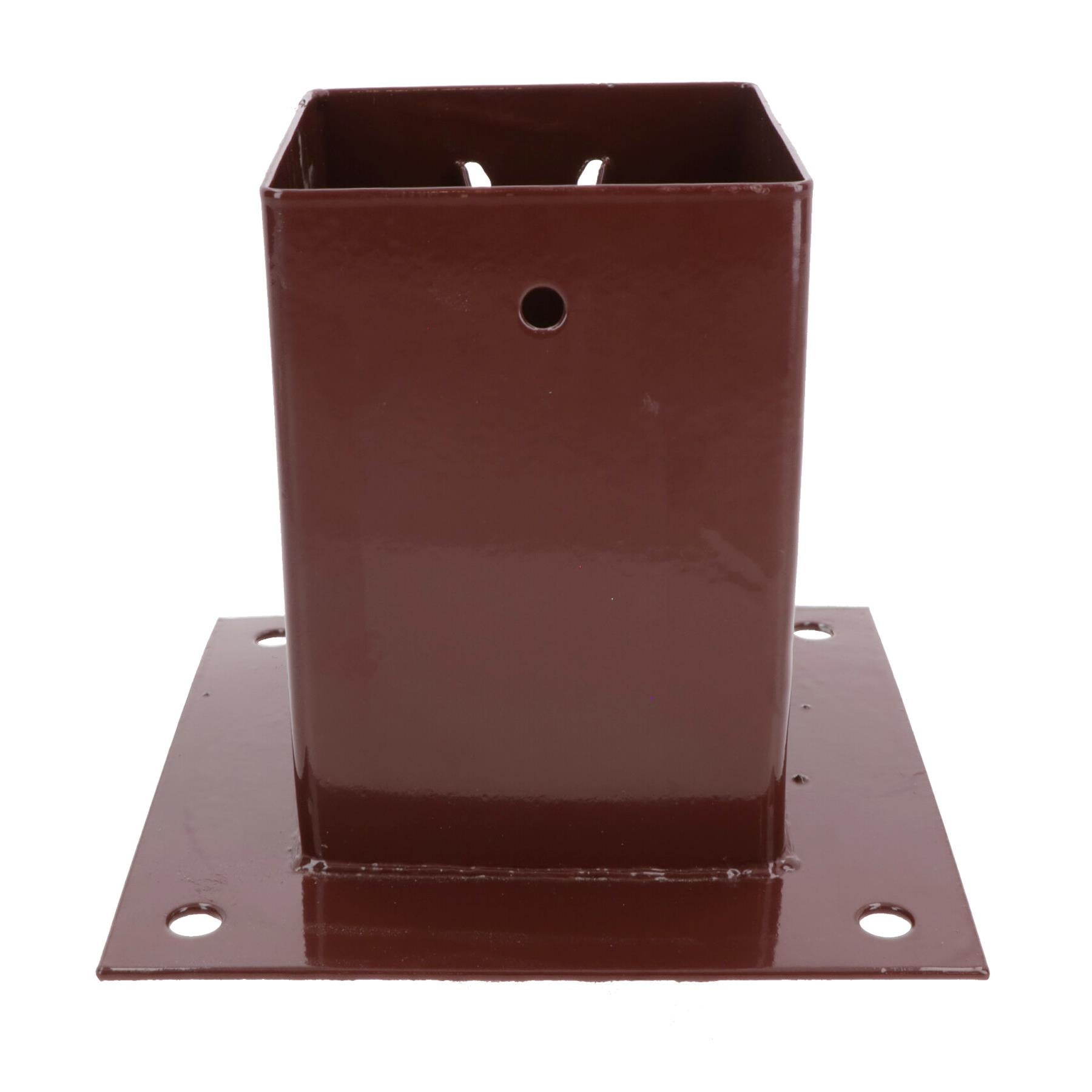 Easy Grip Fence Post Bolt Down Shoe Holder Support Clamp 75mm or 100mm