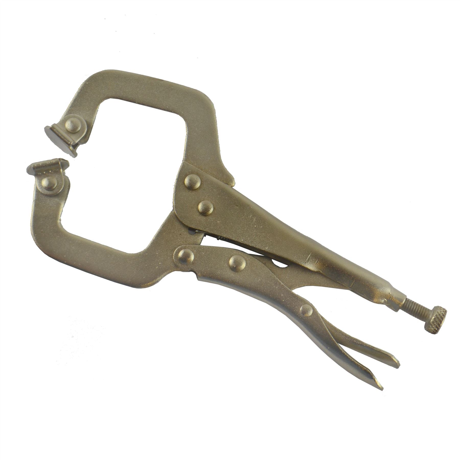 6" Mini-C-Klemme mit Verriegelung / Befestigungselement / Schweißen / Maulwurfsgriff / verstellbarer Schraubstock SIL352