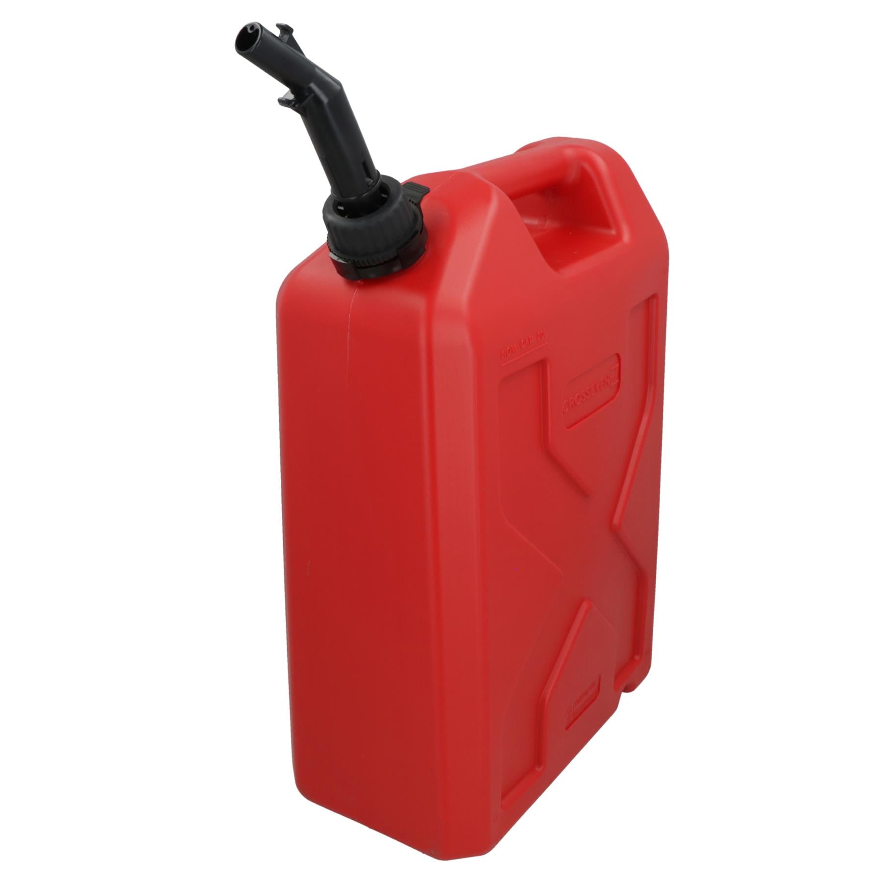 20L Plastic Fuel Jerry Can & Auto Spout Petrol Diesel Storage 20 Litre Made in Italy