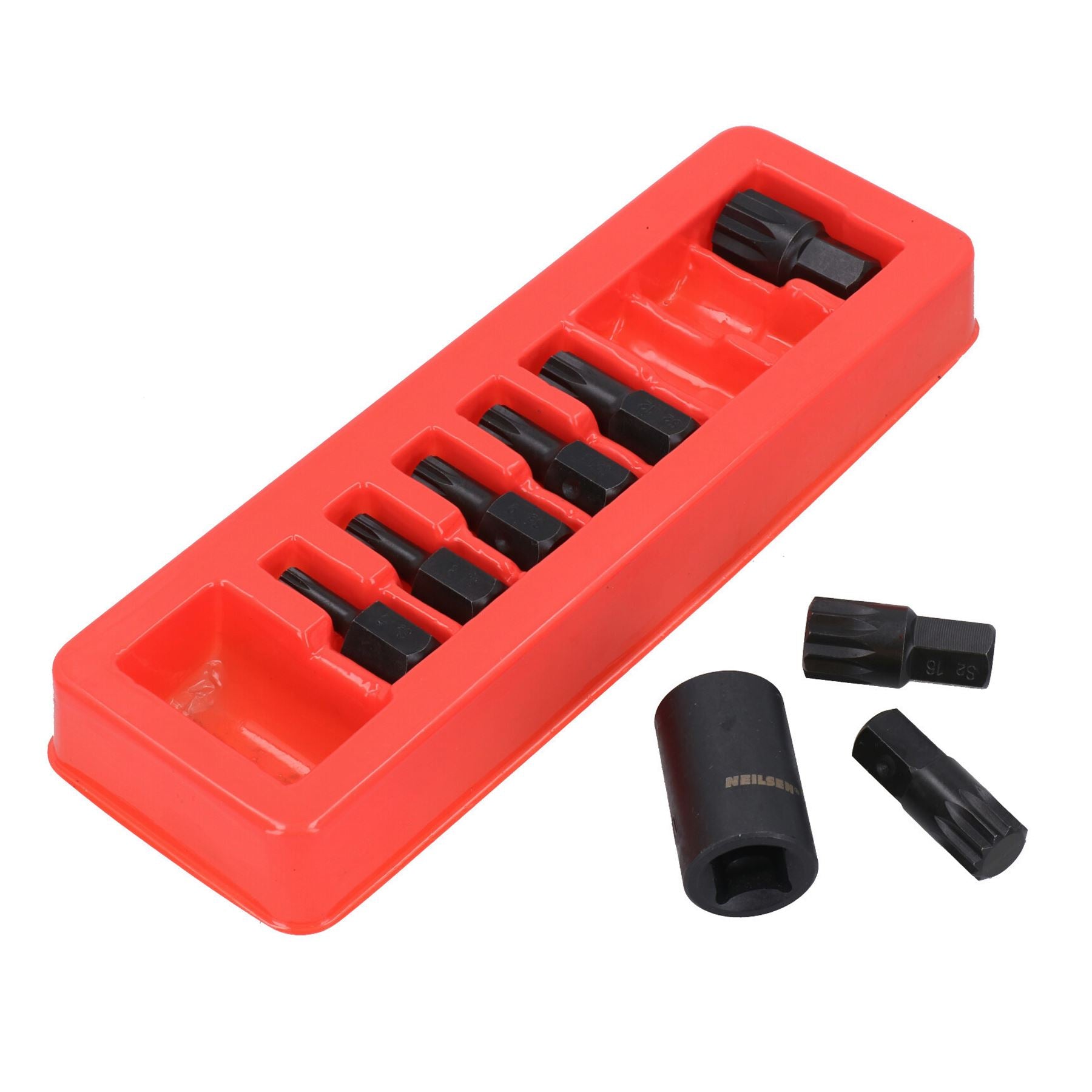 Jeu de douilles à impact M6 – M18 avec porte-embouts à impact de 1/2 po, 9 pièces