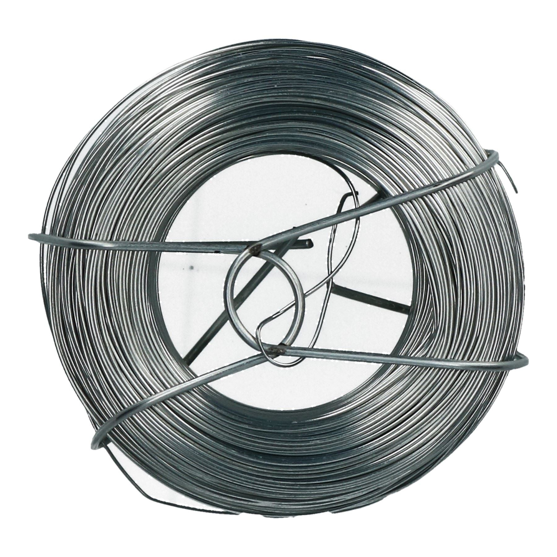 Verzinkte Drahtrolle zum Aufhängen von Bildern, Gartendraht, 125 Meter x 0,7 mm dick