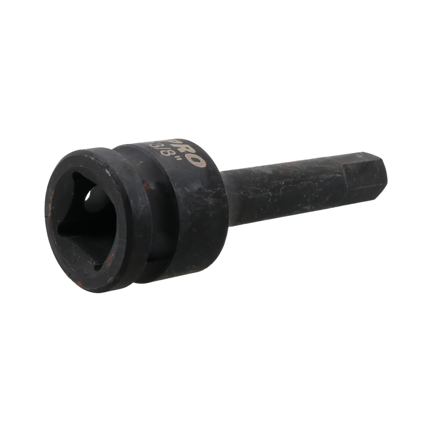 3/8 Zoll tiefer Schlag-Sechskant-Bit-Steckschlüssel, 1/2 Zoll Antrieb, 76 mm Länge, Chrom-Molybdän-Stahl