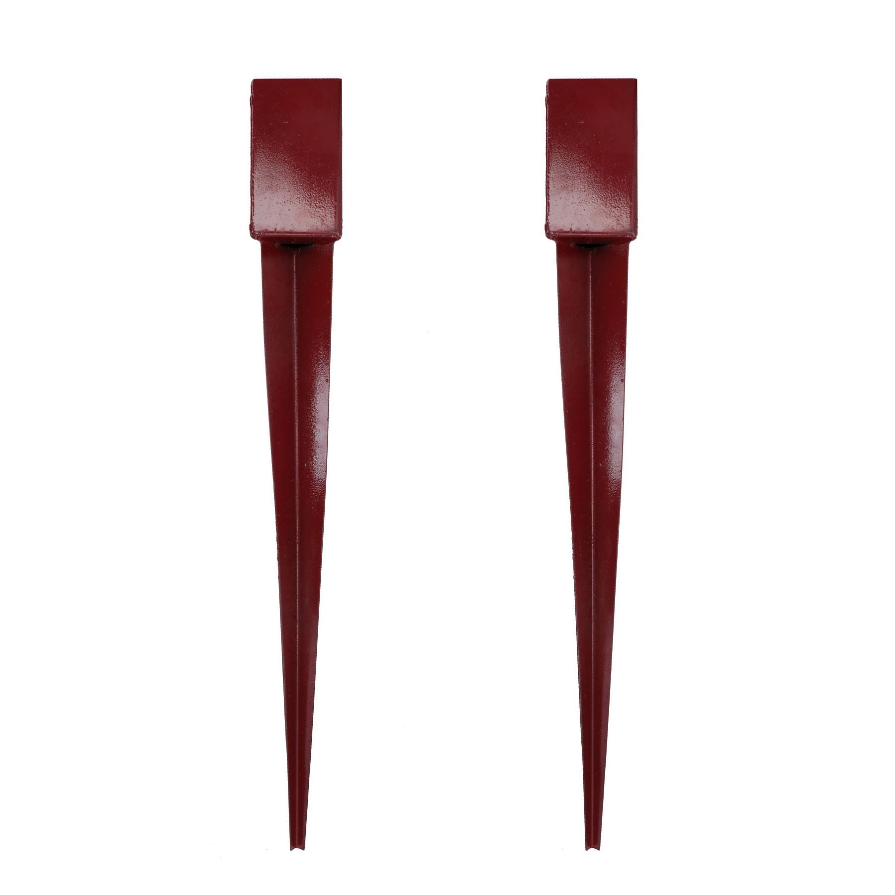 Support de poteau de clôture avec piquet à enfoncer pour poteaux 75 mm x 75 mm