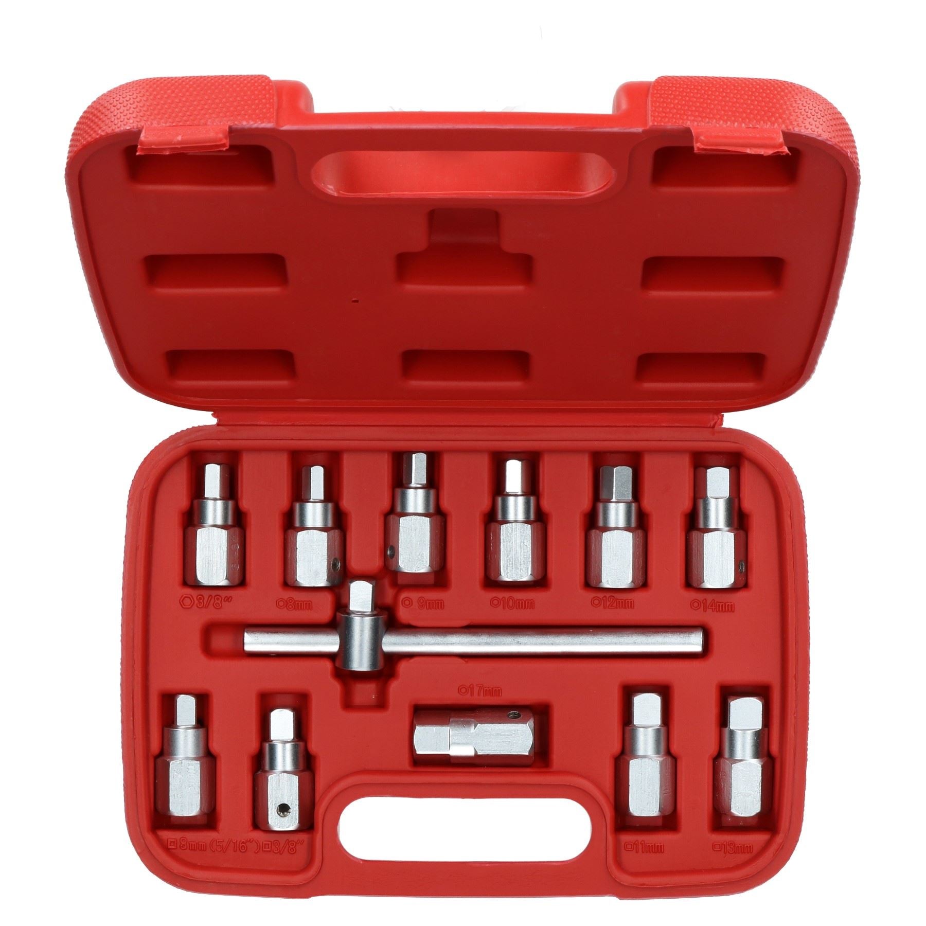 Kit de vidange d'huile pour bouchon de vidange, kit de réparation d'essieu de boîte de vitesses, entraînement 3/8" 12 pièces
