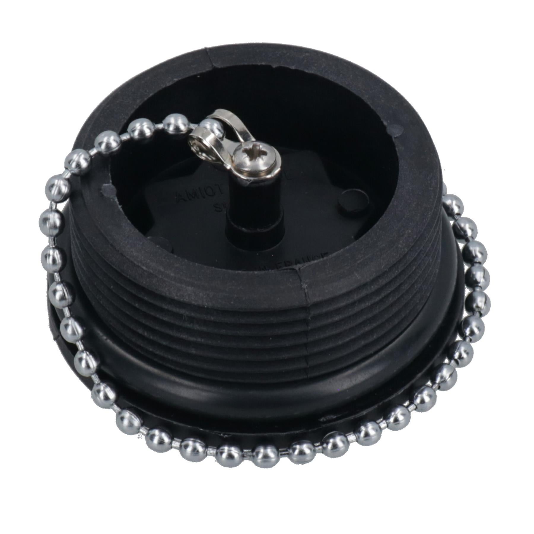 Goiot Deck Filler Spare Cap with Chain 46mm for Boat Deck Plate Water Fuel