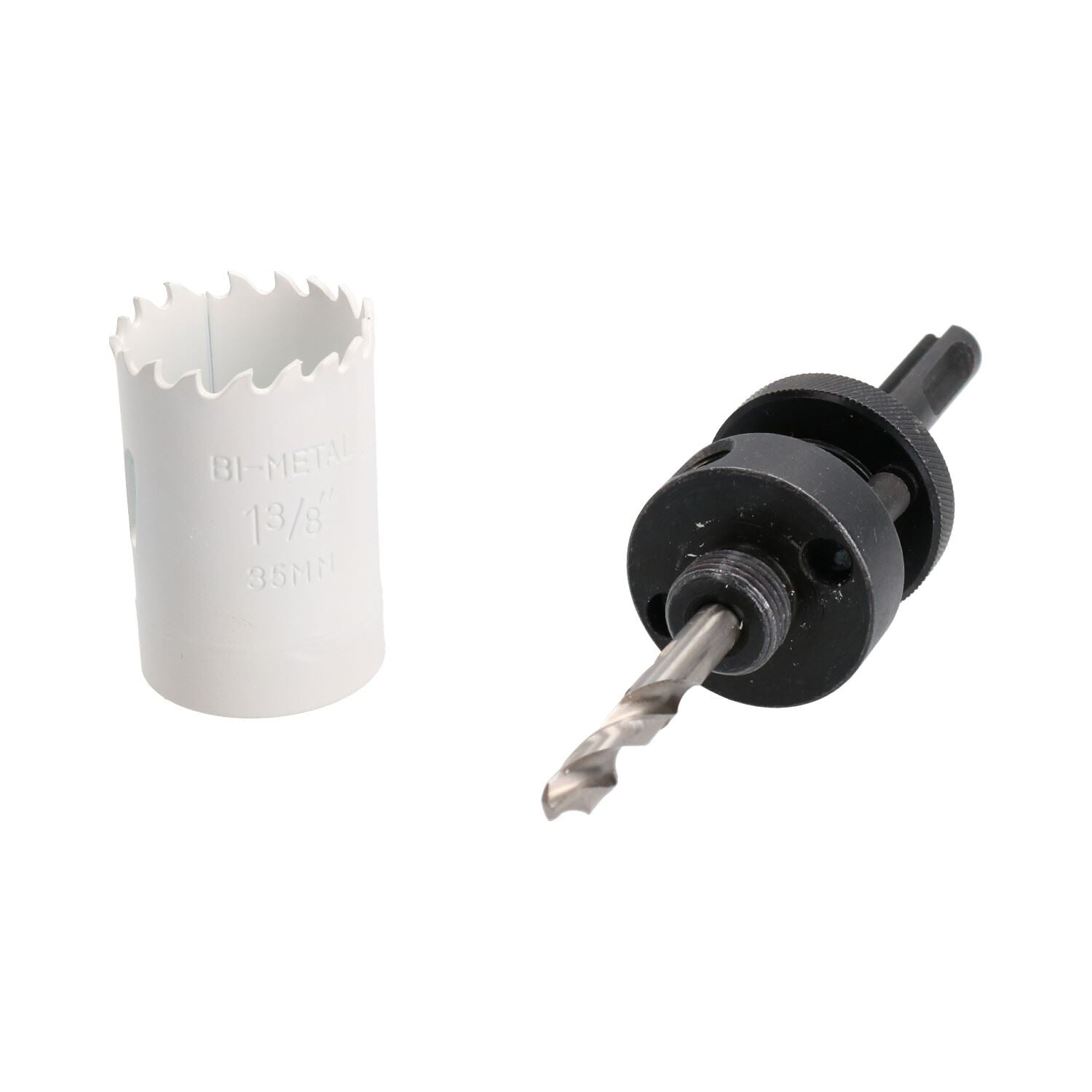 SDS-Plus-Dorndornaufsatz, komplett mit HSS-Lochsäge, 32 mm – 152 mm