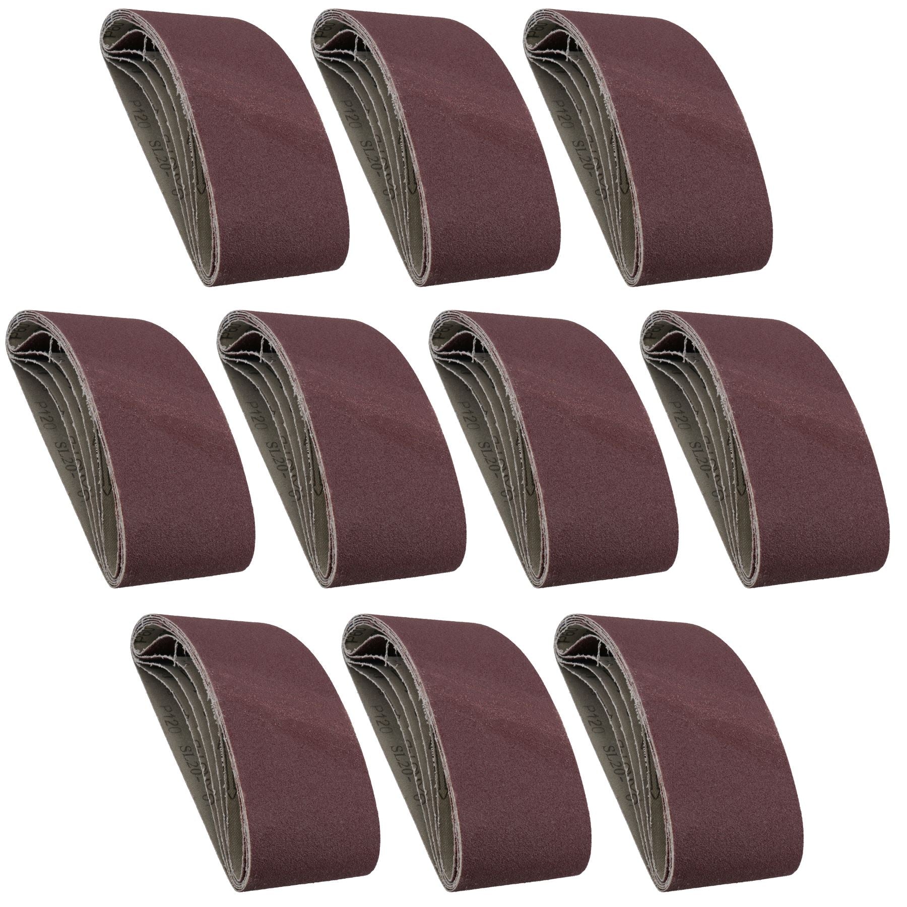Ponceuse à courroie abrasive durable à grains mixtes 457 mm x 75 mm