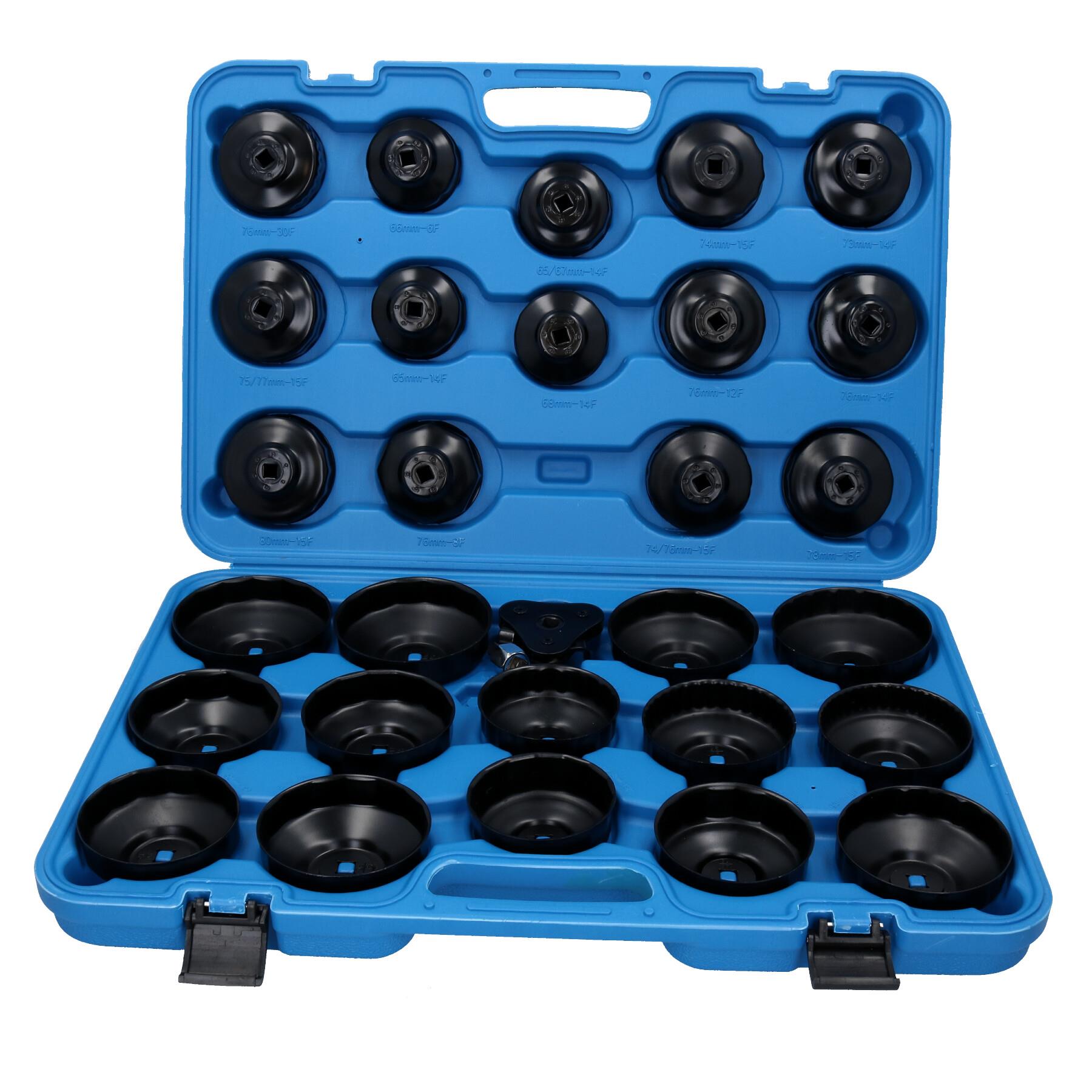 30pc Oil Filter Wrench Remover Installer Removal Sockets Cup Type 86 – 106mm