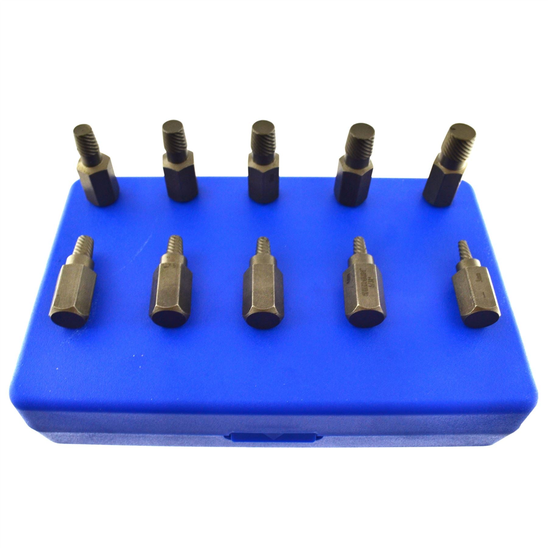 1/2" Screw Stud Extractor Remover Set Reverse Thread Easy Out 3-11mm 10pc AT077