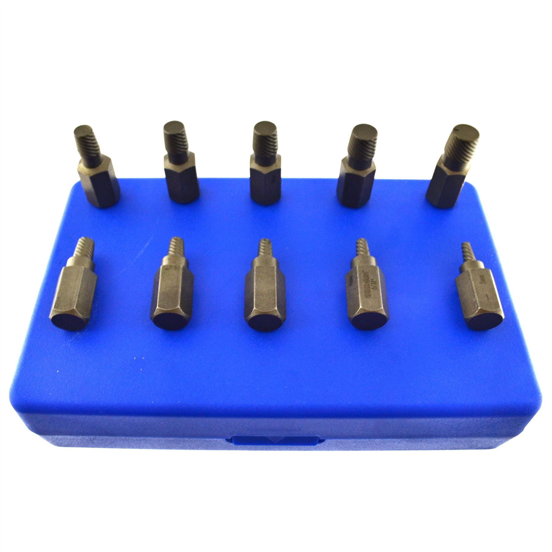 Kit d'extraction de goujon à vis 1/2" filetage inversé facile à retirer 3-11 mm 10 pièces AT077