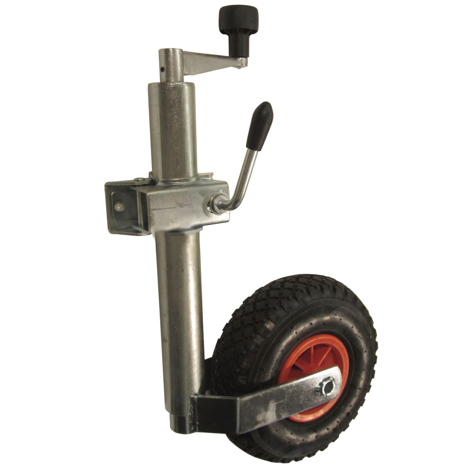 Heavy duty pneumatic jockey wheel and clamp (48MM)TR005