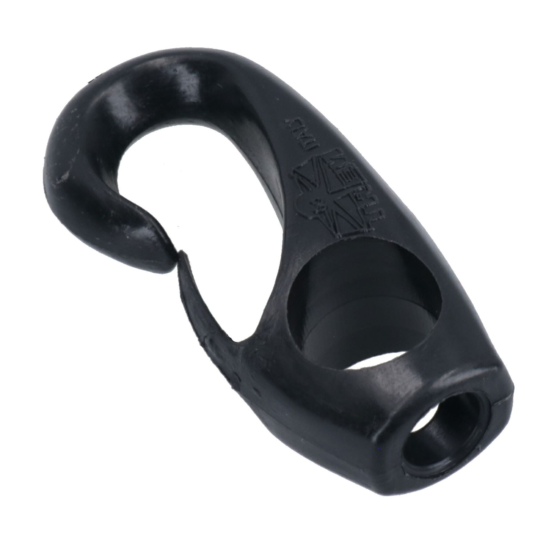 Crochet de 8 mm pour corde élastique élastique en nylon noir antirouille