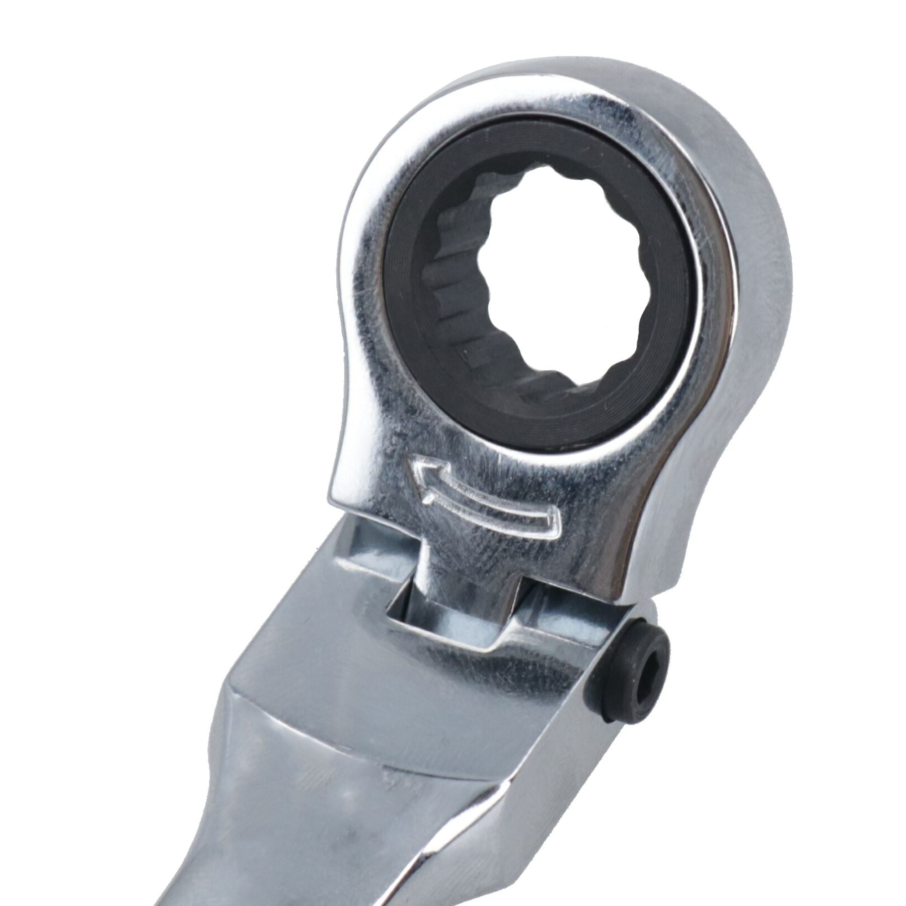 Clé à cliquet à tête flexible de 13 mm, tête verrouillable, 72 dents, bi-hexagonale