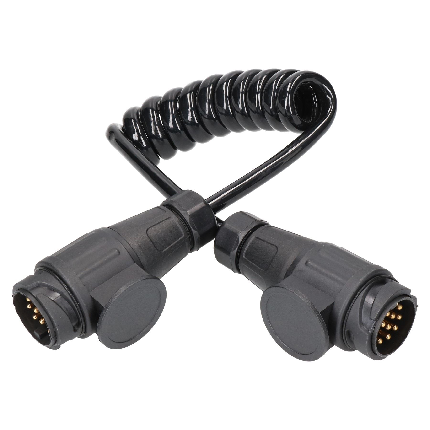 Trailer Light Electrics Extension Cable Lead Male to Male 13 Pin Plugs