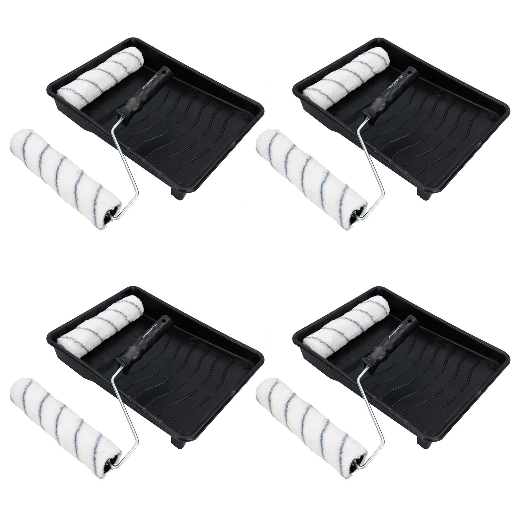 Rouleau à peinture à poils moyens de 230 mm (9 po) + plateau pour peinture et décoration