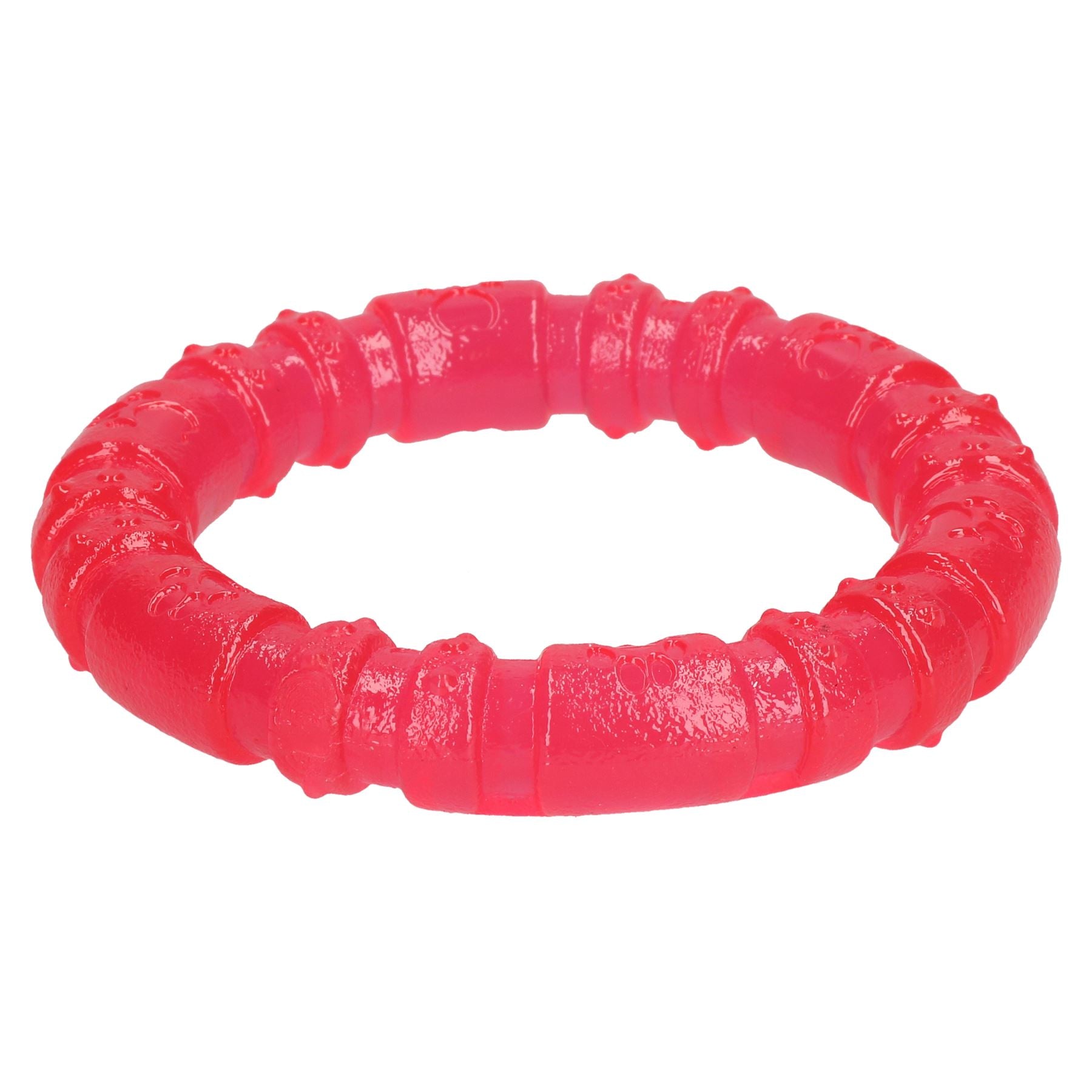 Jouet pour petit chien rose BioSafe Germ Smart Puppy Ring Toy