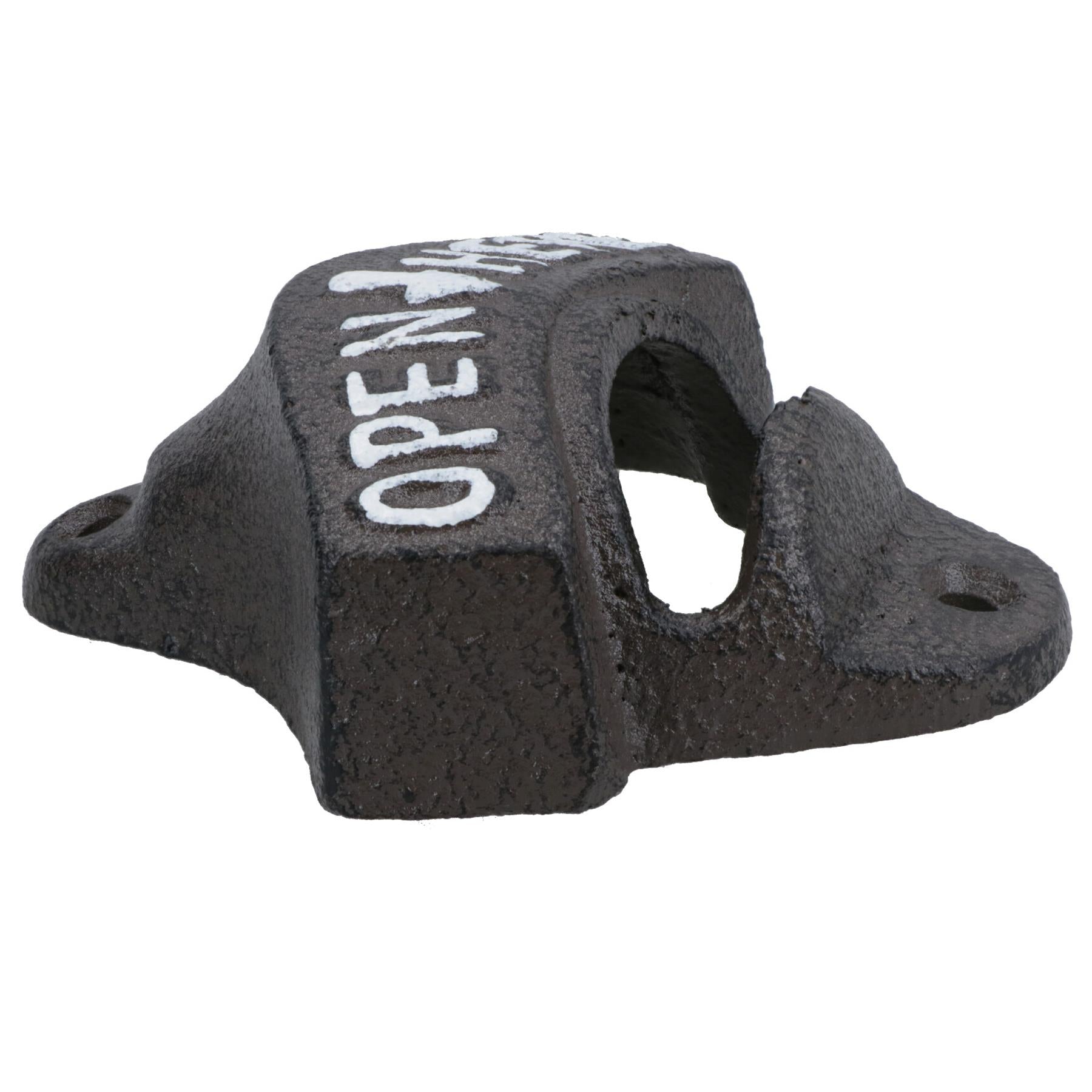 Open Here Bottle Opener Beer Cast Iron Sign Gift Garage Shed Bar Man Cave