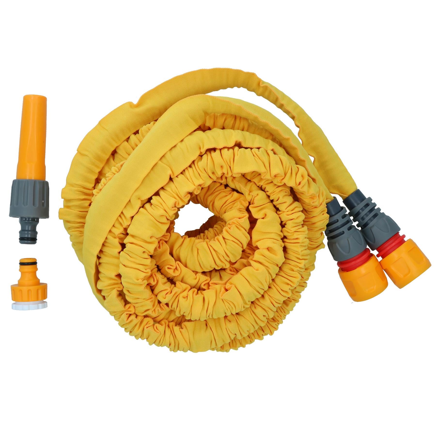 Hozelock Superhoze Ausdehnbarer Gartenschlauch, Bewässerungsrohr, knickfrei, 15 m