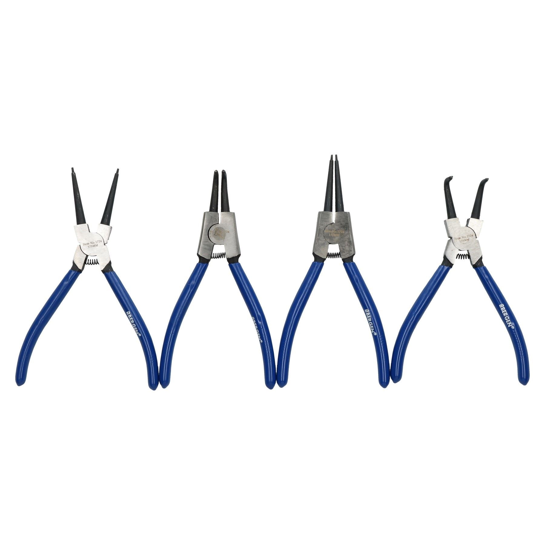 7" And 12" Circlip Plier Pliers Sets Internal and External / Bent and Straight