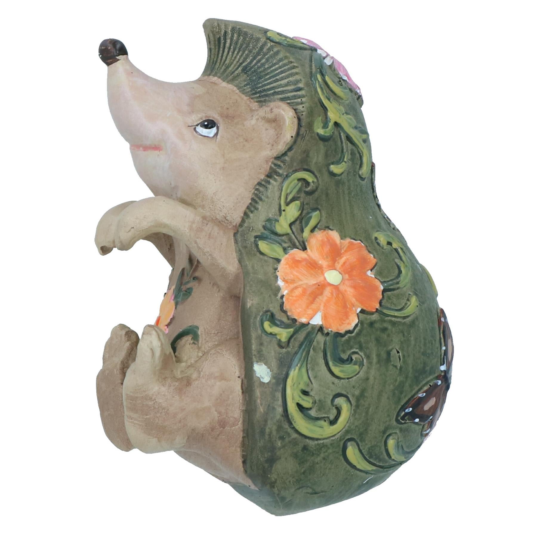 Hedgehog Rabbit Turtle & Snail Plant Pot Hanger Garden Ornament Statue Vase