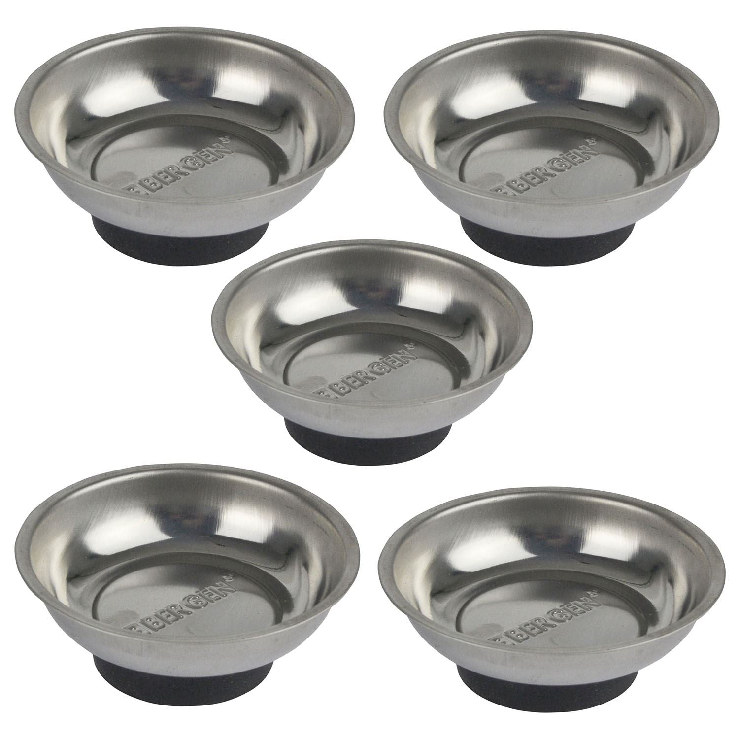 75mm Magnetic Parts Tray Dish Storage Holder Circular Round Nuts Bolts Needles