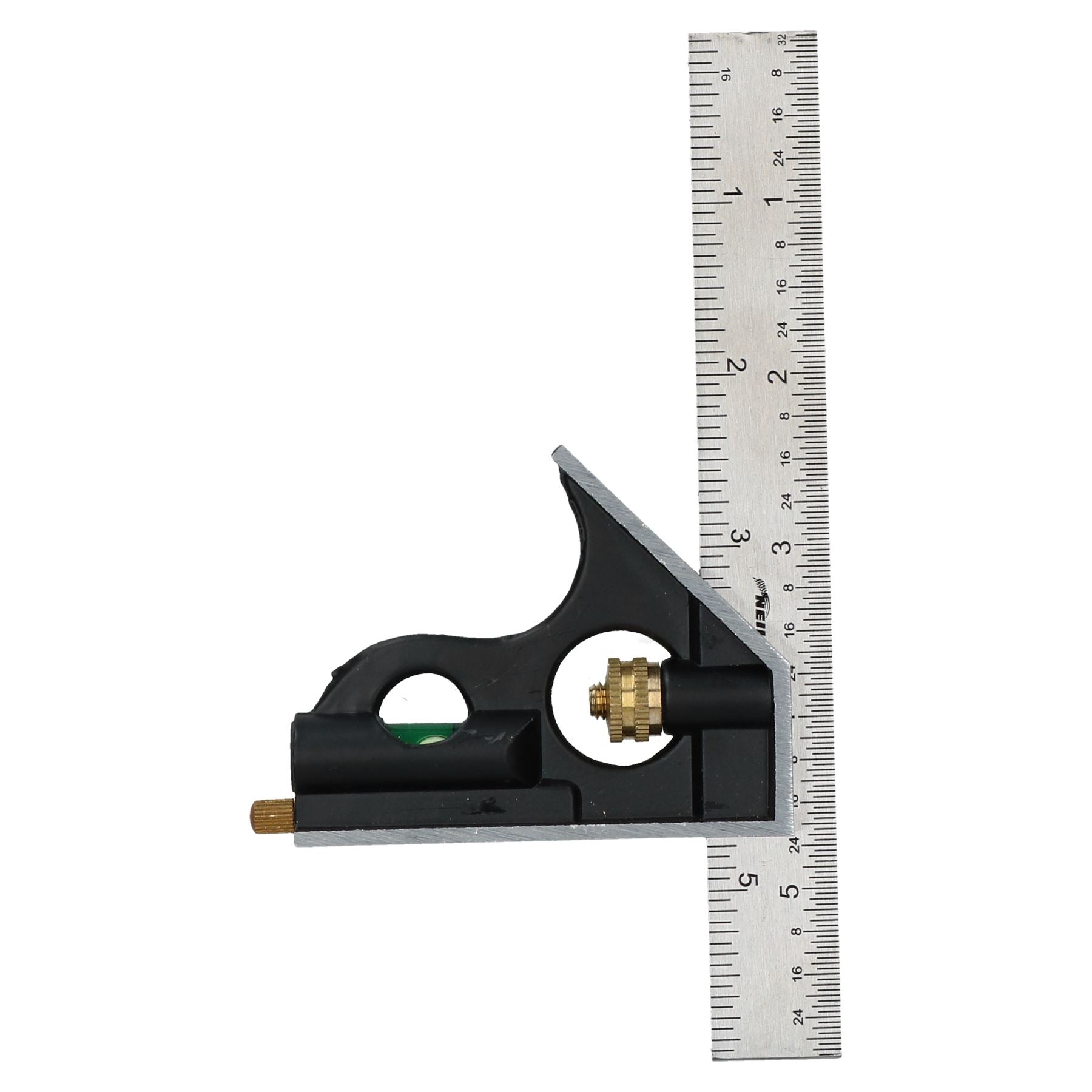 Ensemble d'équerres d'ingénieur réglables 6" + 12" + niveau à bulle 2 pièces