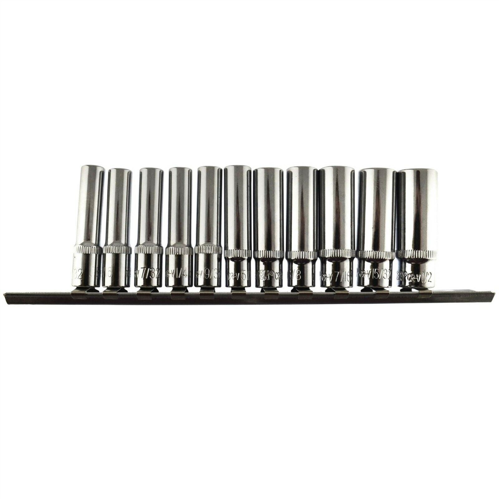 Douilles impériales AF SAE à 6 pans, 1/4" peu profondes et profondes, 5/32" – 1/2", 20 pièces