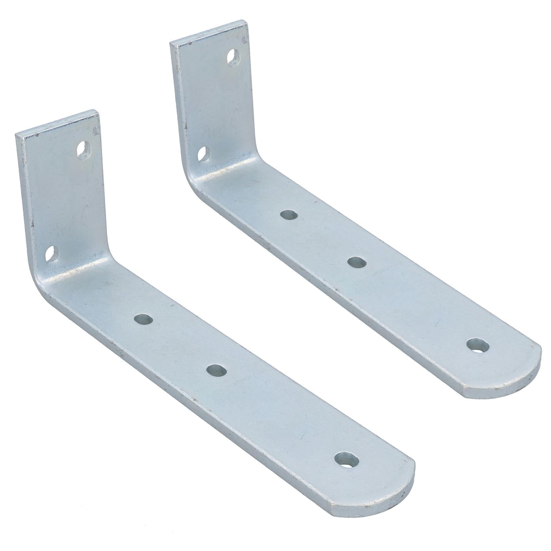 Paire de supports d'angle de garde-boue de remorque longs (GRANDS) Équerre d'angle robuste à 90° PAIRE