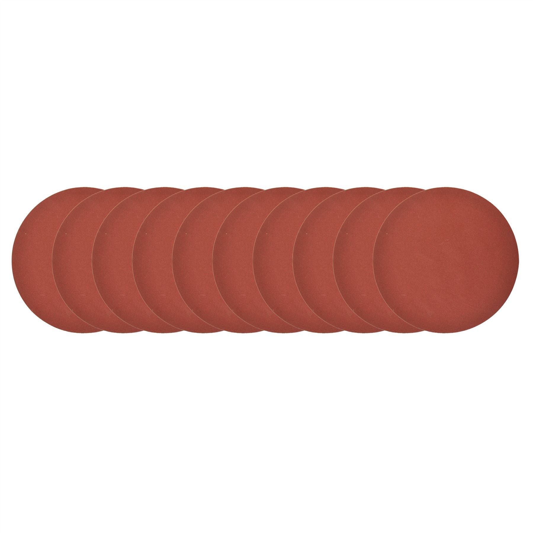 Klett-Schleifscheiben für Exzenterschleifer, 10 Stück, 180 mm, P240, SIL351