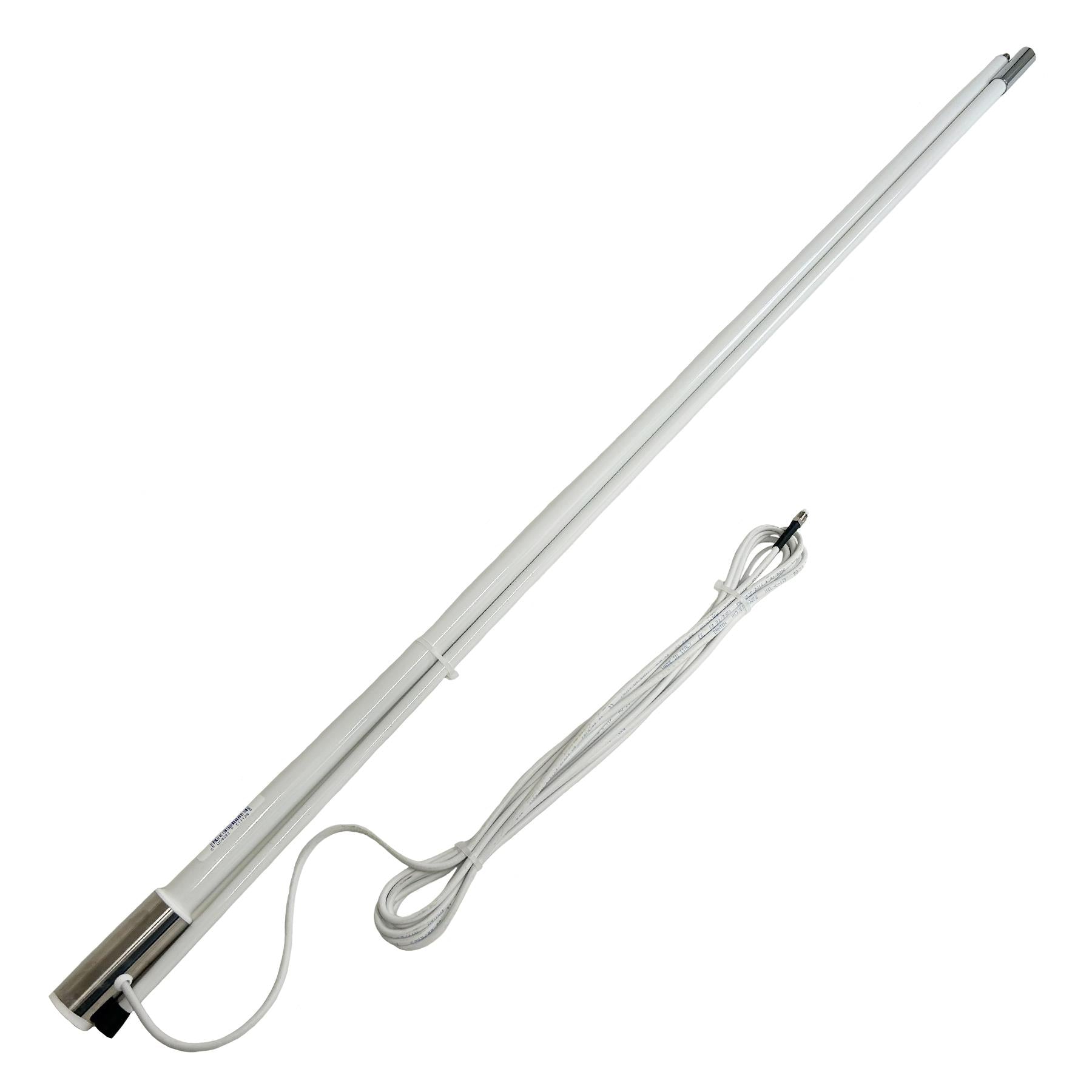 VHF Marine Radio Antenna High Power Aerial 2.4m 9dbi 5m Cable PL259 Plug